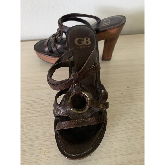 Gianni Binni Women's Shoes Ring Tone, Leather Upper, size 71/2 - Picture 1 of 8